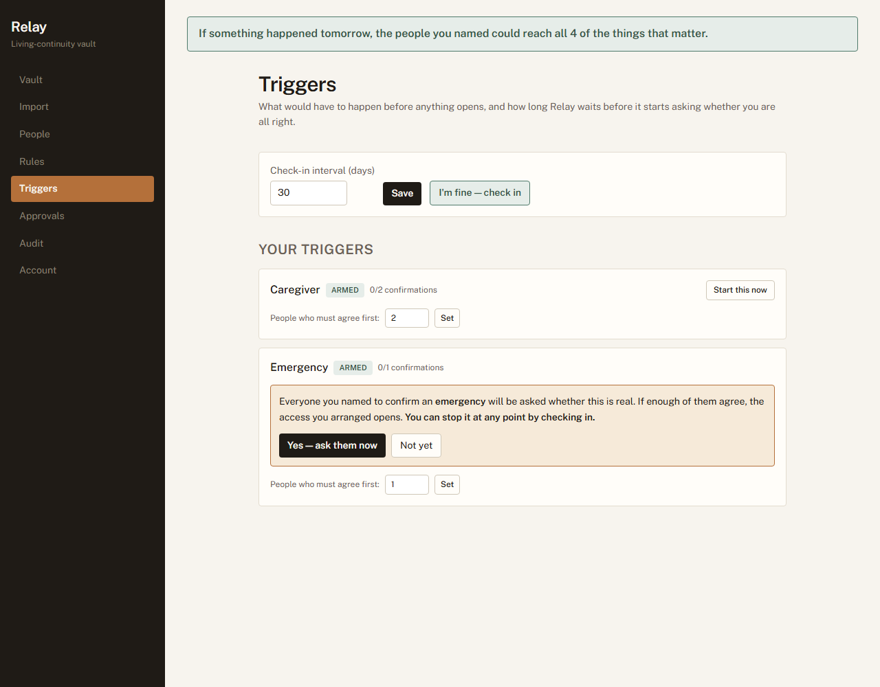 Starting a release